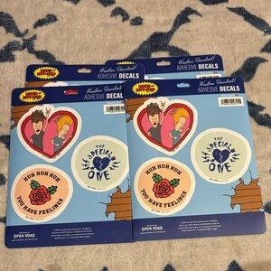 Beavis and Butt-Head Weather Resistant Adhesive Decals! 4 Full sheets!